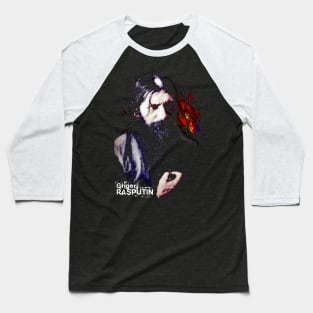 Grigori Rasputin Design Baseball T-Shirt